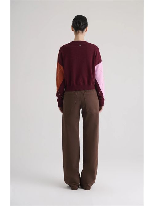 Pantalone a gamba larga Manila Grace MANILA GRACE | P044CUME009